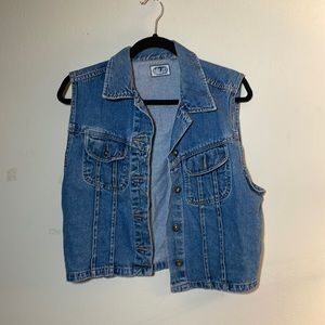 Vintage denim vest